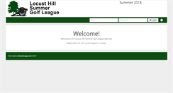 Desktop Screenshot of mygolfleague.net